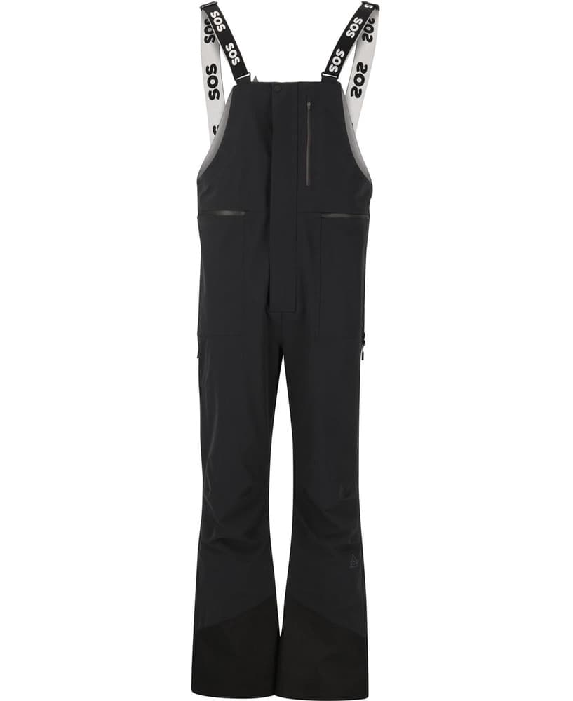 Lipno M Shell Bib Pants Black, view: 0