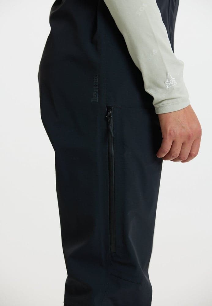 Lipno W Shell Bib Pants Black, view: 3