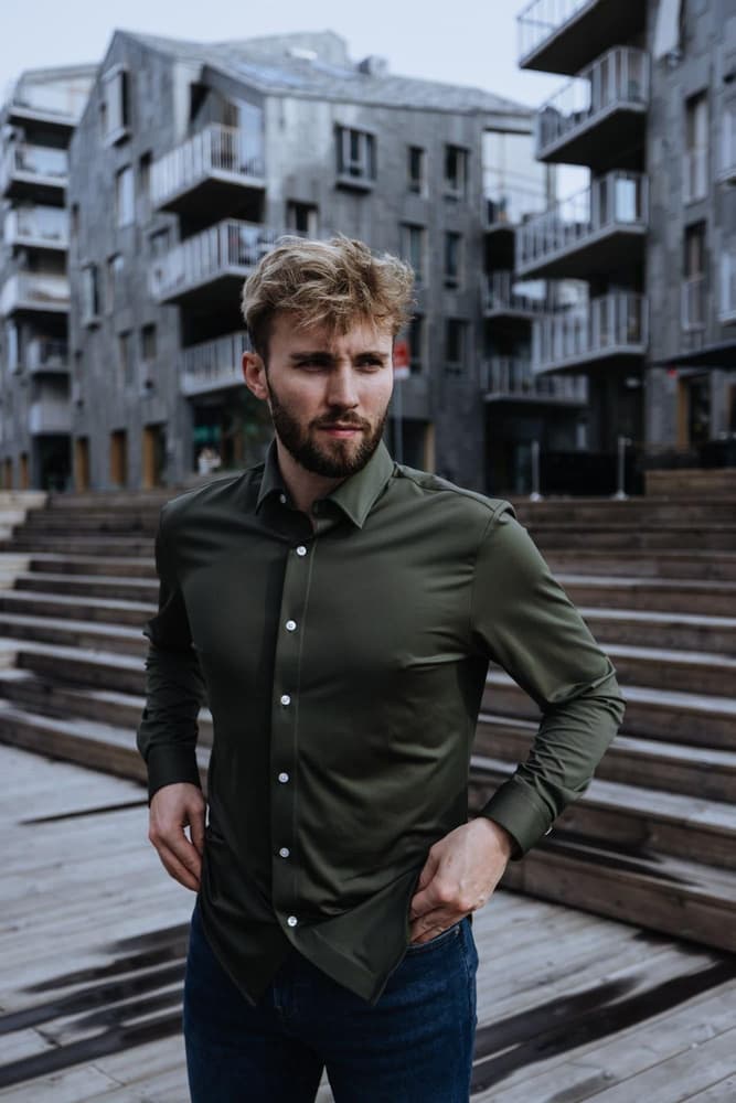 Marcus Regular Forest Green, view: 11