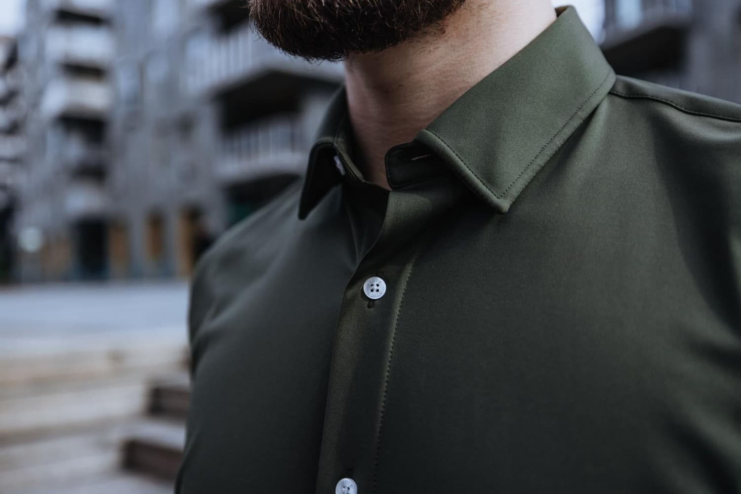 Marcus Slim Forest Green, view: 3