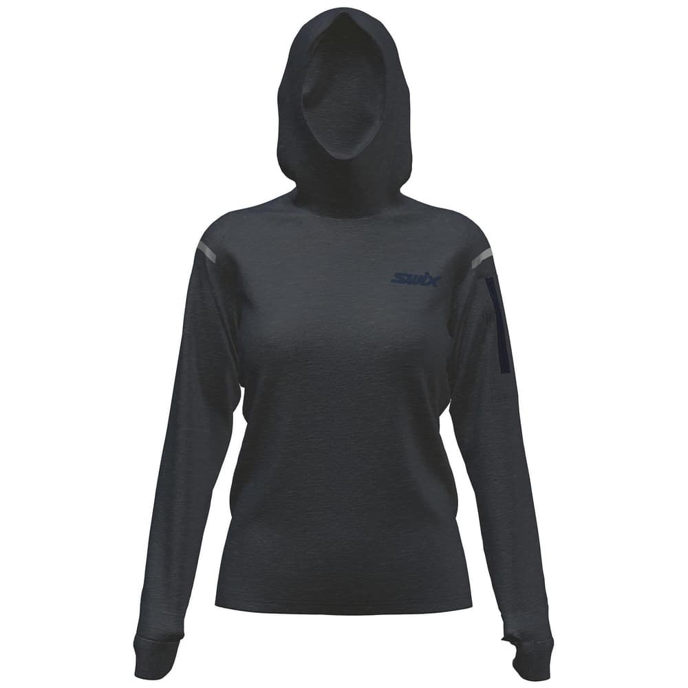 Pace Midlayer Hooded W Dark navy, view: 0