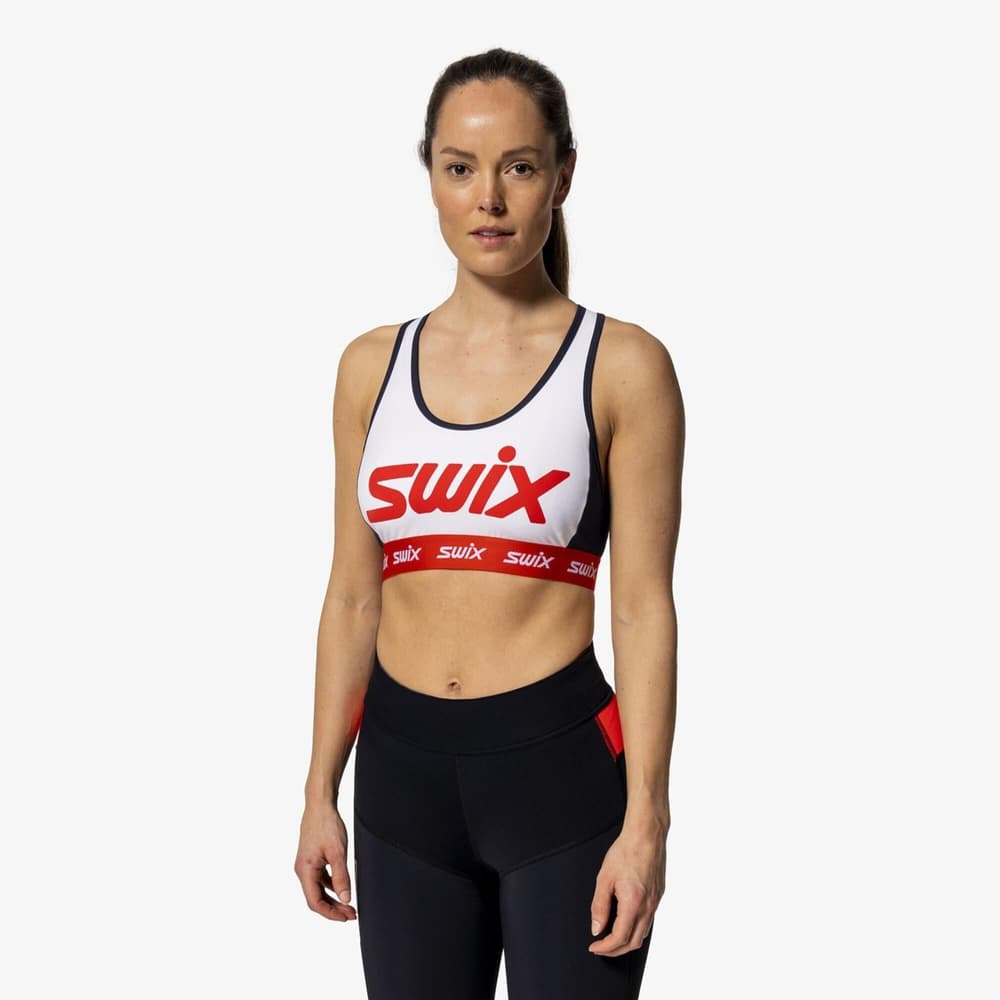 Roadline Bra W Bright White/Fiery Red, view: 2