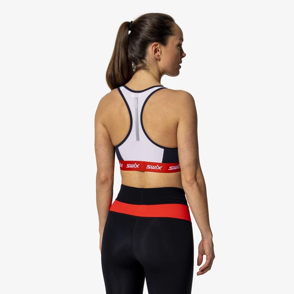 Roadline Bra W Bright White/Fiery Red, view: 3