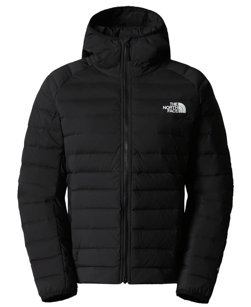 W Belleview Stretch Down Hoodie Black, view: 0
