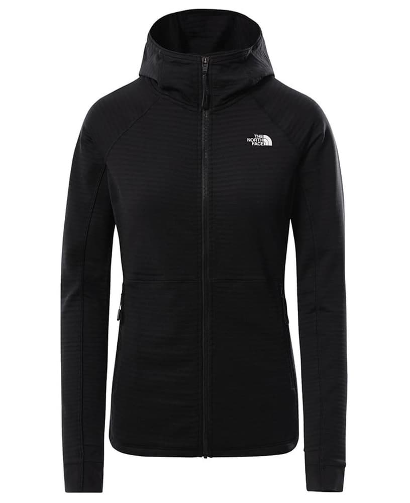 W Circadian Mid Hoodie Svart, view: 0