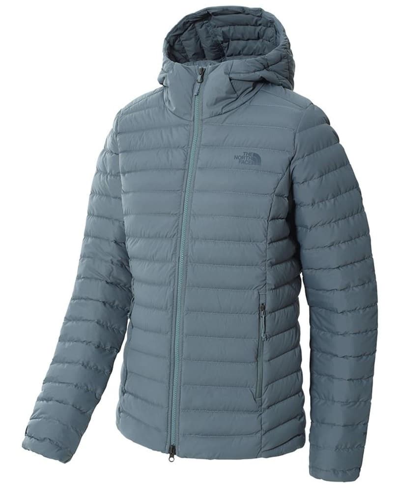W Stretch Down Hoodie Goblin Blue, view: 0
