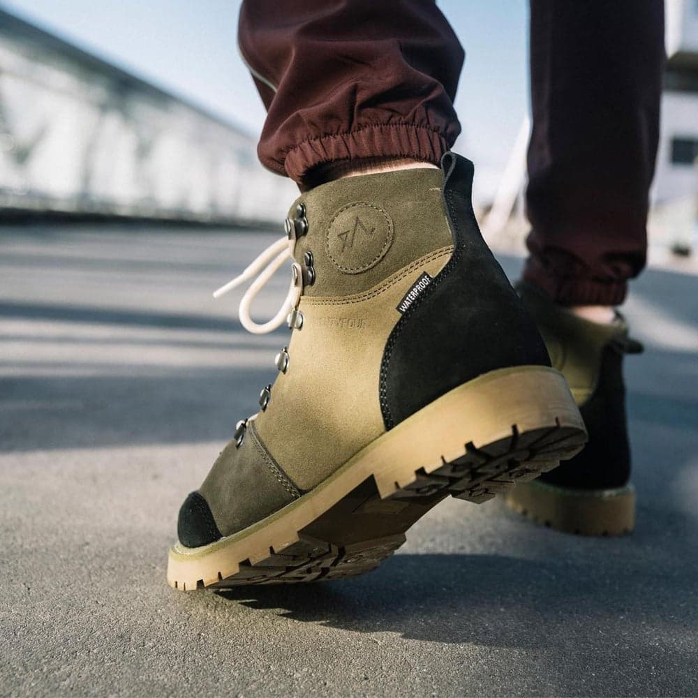Finse Frigg Leather Boot Olive Wood, view: 3