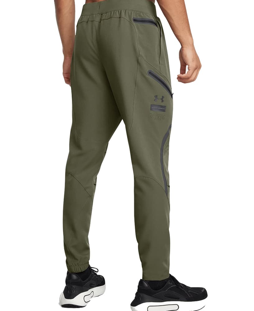 UA Unstoppable Cargo Pants Marine OD Green, view: 3