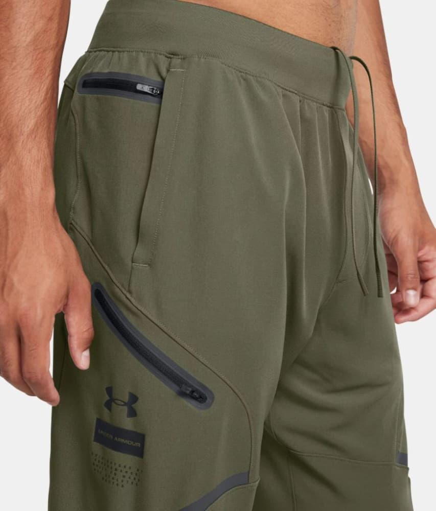 UA Unstoppable Cargo Pants Marine OD Green, view: 7