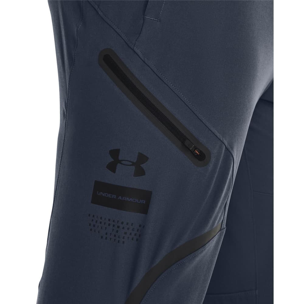 UA Unstoppable Cargo Pants Downpour Gray, view: 3