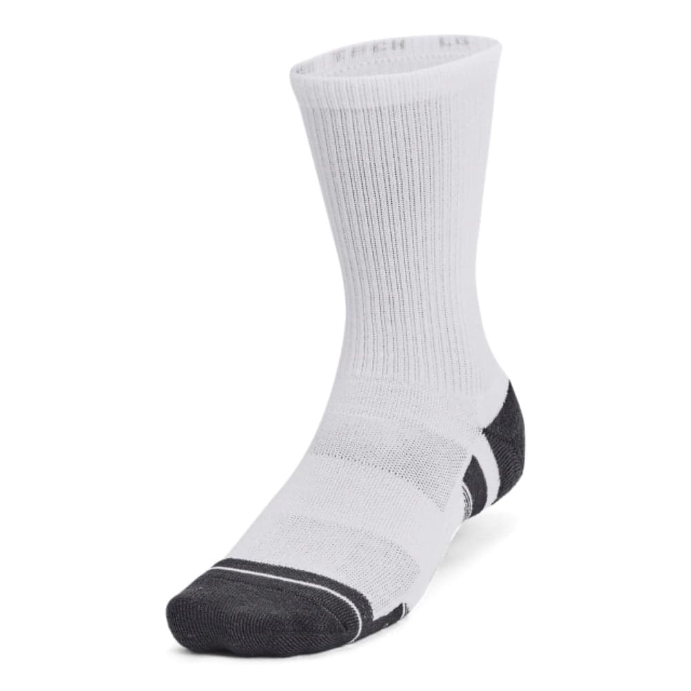 Performance Tech 3pk Crew White, view: 2