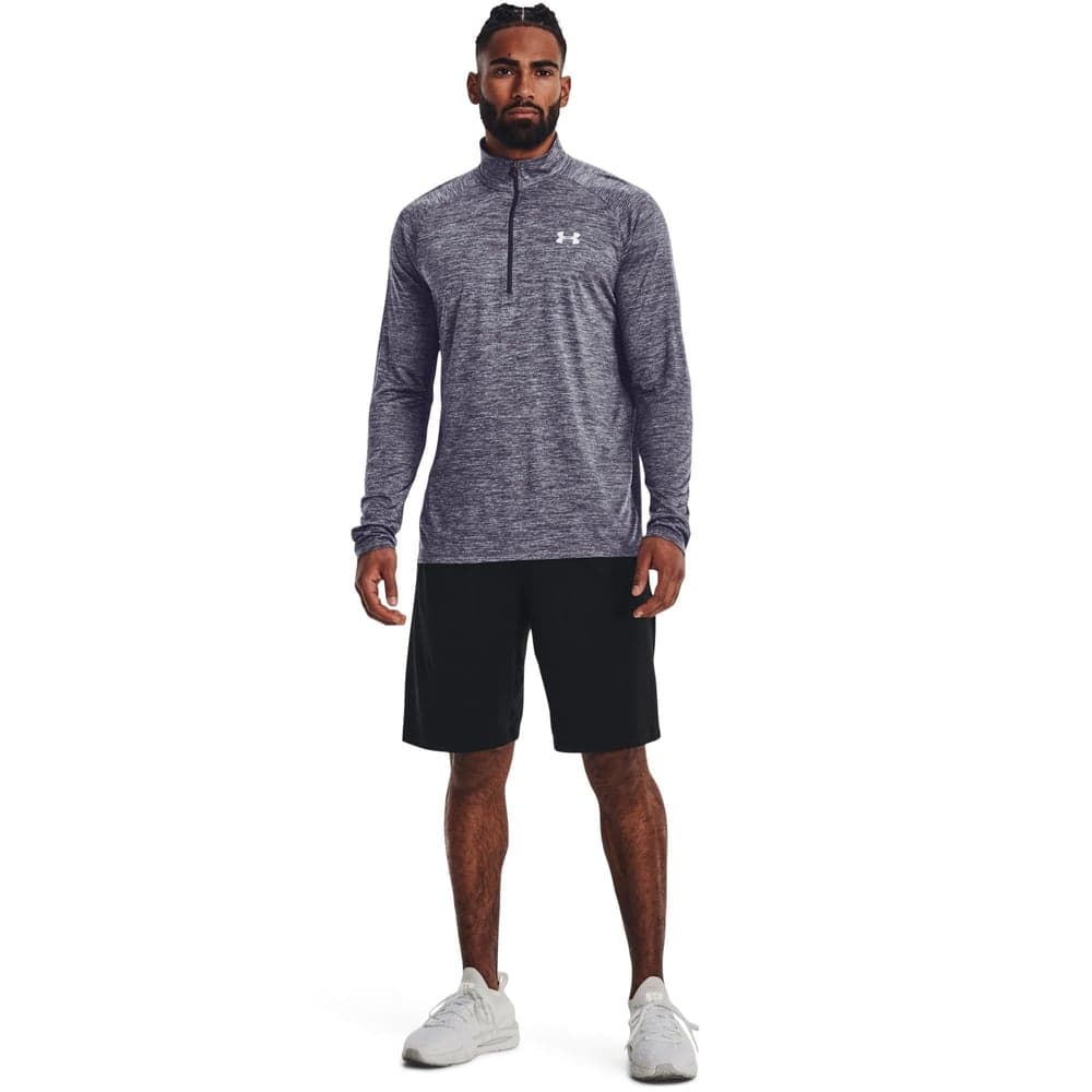 Tech 2.0 1/2 Zip Tempered Steel / Mod Gray / White, view: 2