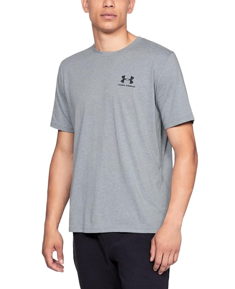 UA Sportstyle LC SS Steel Light Heather/Black, view: 0