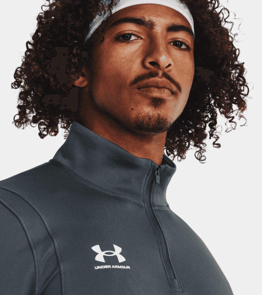 UA M's Ch. Midlayer Castlerock Light Heather, view: 2