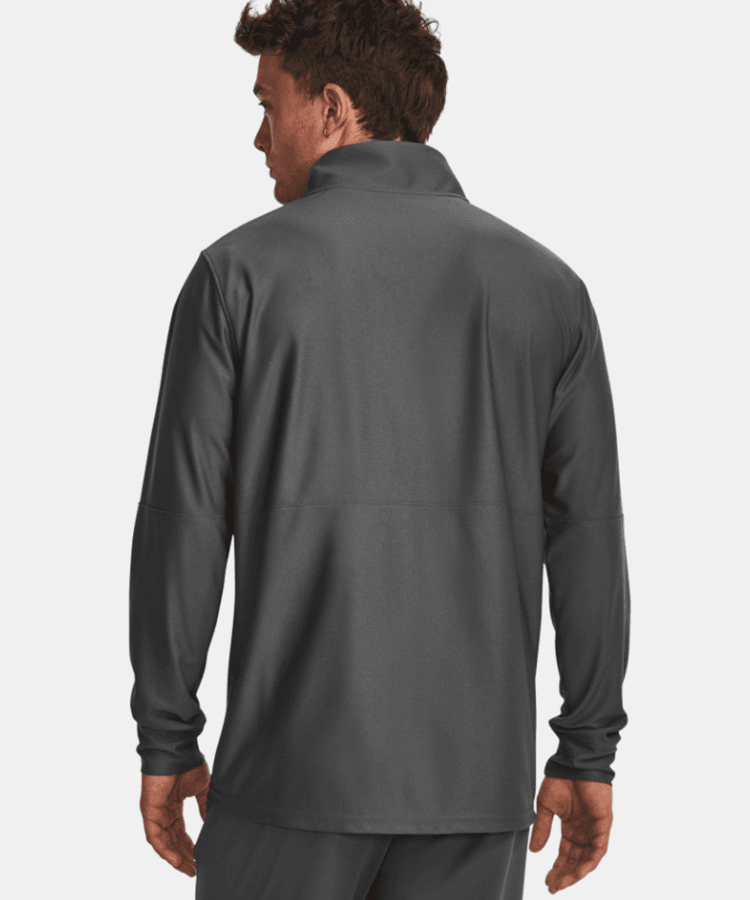 UA M's Ch. Track Jacket Castlerock Light Heather, view: 1