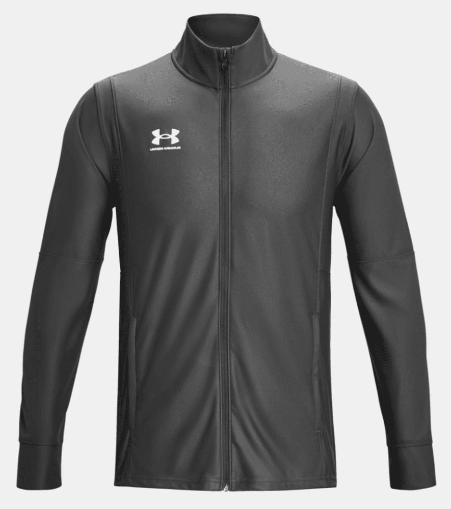 UA M's Ch. Track Jacket Castlerock Light Heather, view: 3