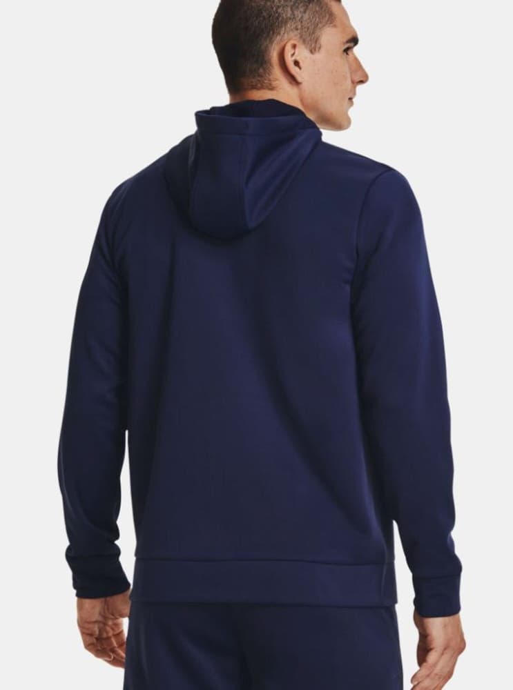 UA Armour Fleece FZ Hoodie Midnight Navy, view: 1