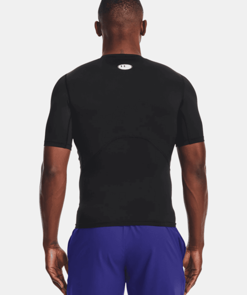 UA HG Armour Comp SS Black, view: 2