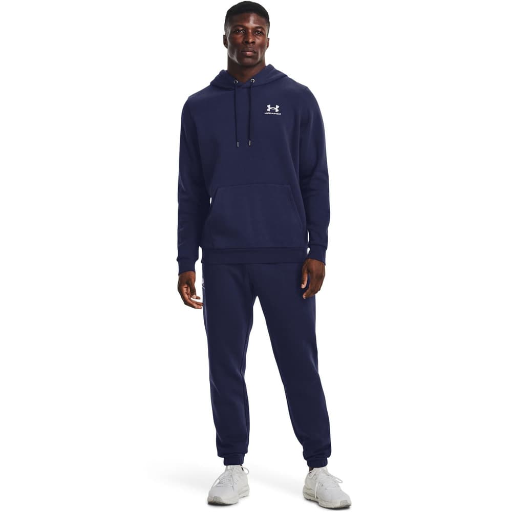 Essential Fleece Hoodie Midnight Navy/White, view: 3