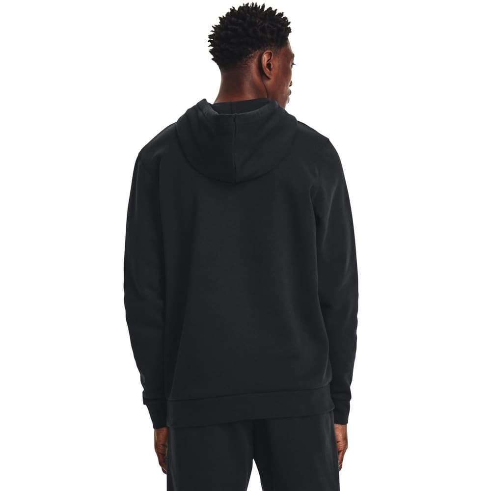 Essential Fleece Hoodie Black/White, view: 1
