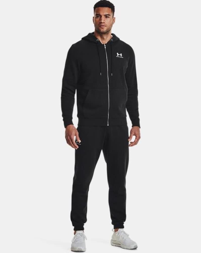 Essential Fleece Jogger Black/White, view: 2