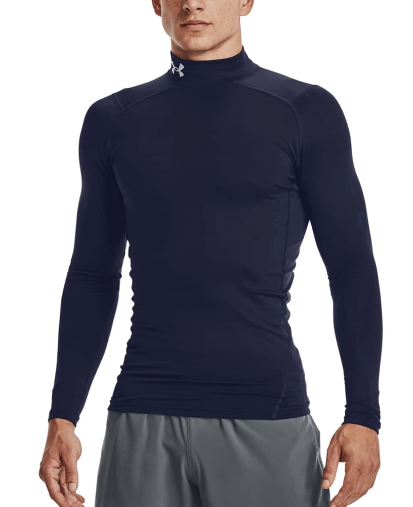 Coldgear Armour Comp Mock Midnight Navy, view: 2