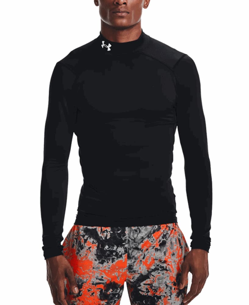 UA CG Armour Comp Mock Svart, view: 0