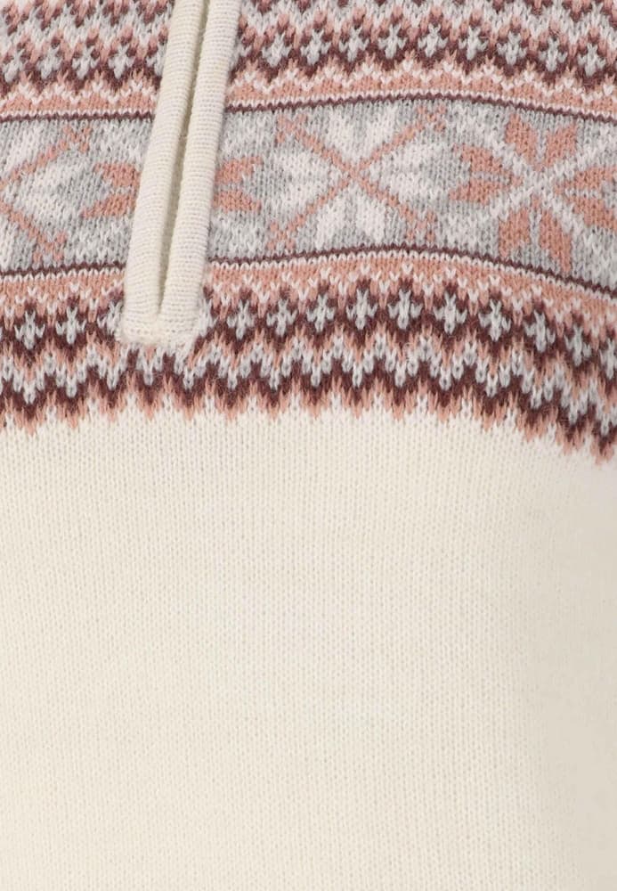 Flash W Half Zip Knit Marshmallow, view: 3