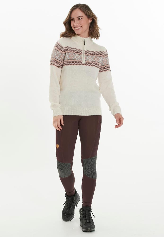 Flash W Half Zip Knit Marshmallow, view: 4
