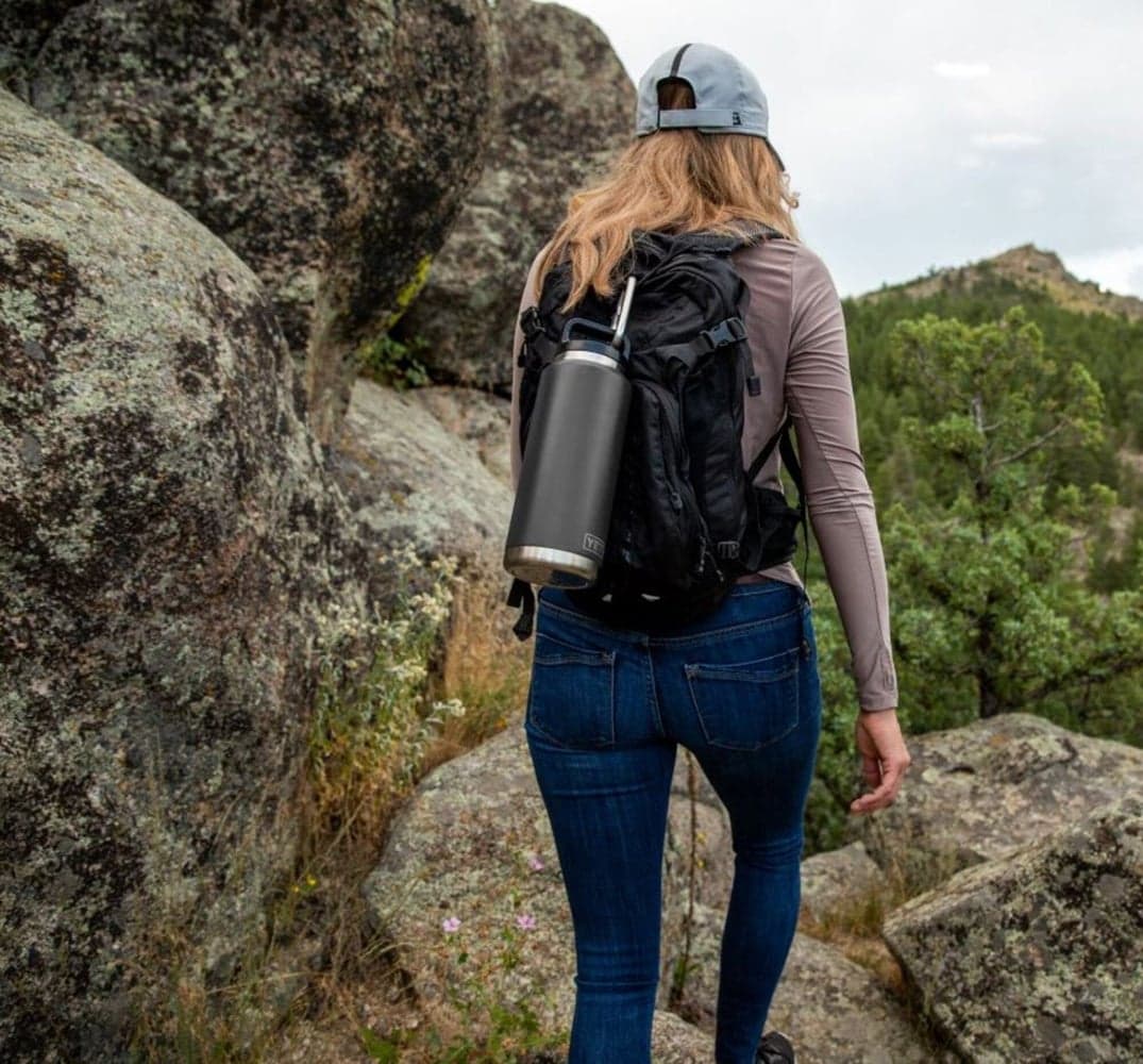 Rambler 1L Insulated Bottle White, view: 1