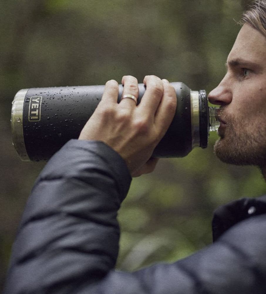 Rambler 1L Insulated Bottle Black, view: 1