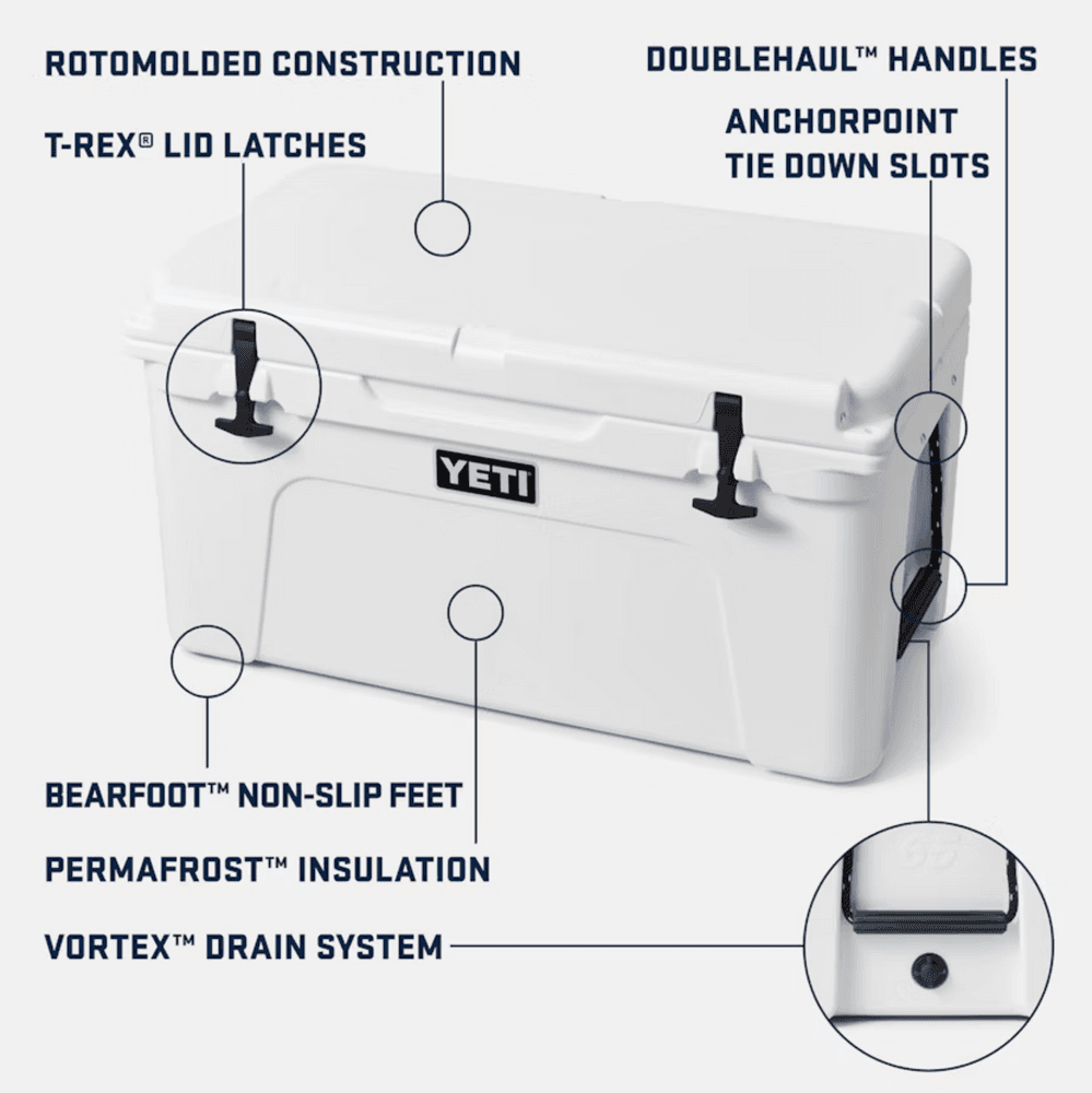 Tundra 65 Cool Box White, view: 7