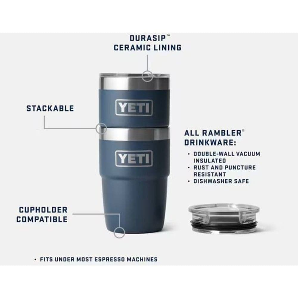 Rambler 8 oz Ceramic Lined Stackable Cup Ridgeline, view: 3