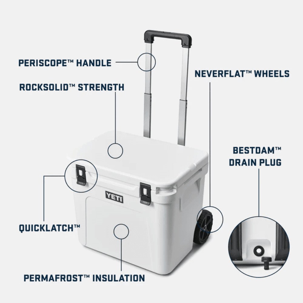 Roadie® 60 Wheeled Cool Box Charcoal, view: 5