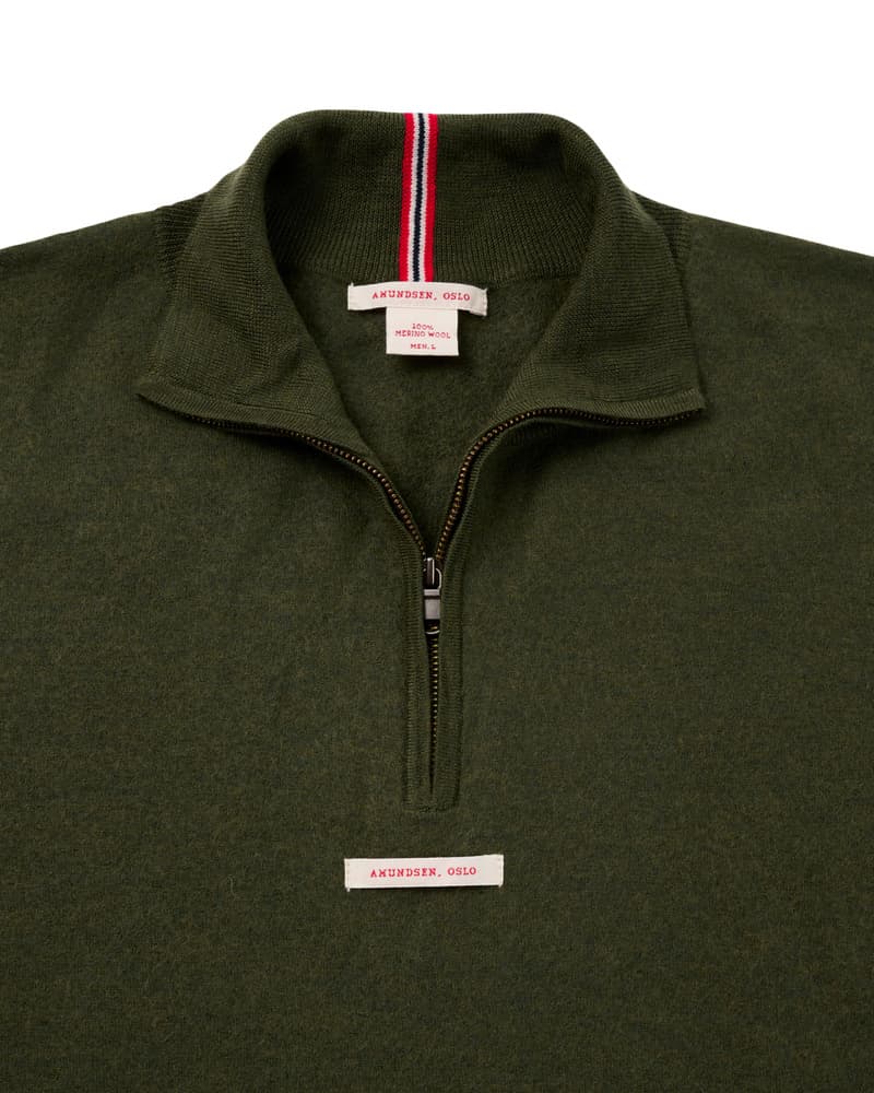 Boiled Half Zip Mens Earth, view: 2