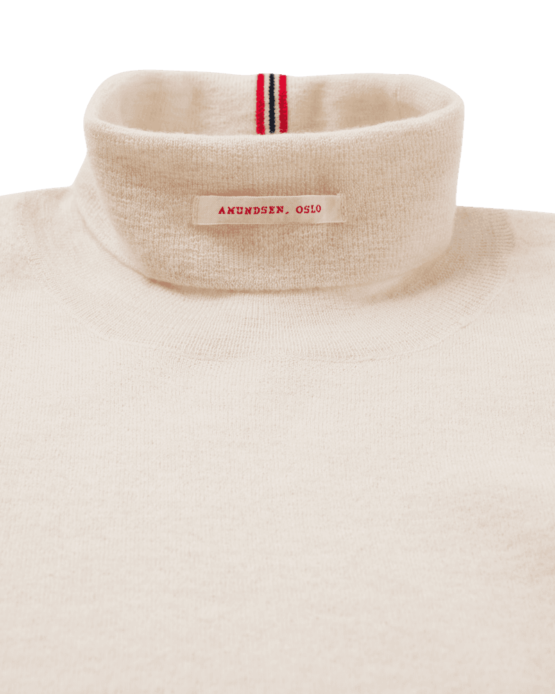 Boiled Turtle Neck Womens Oatmeal, view: 2