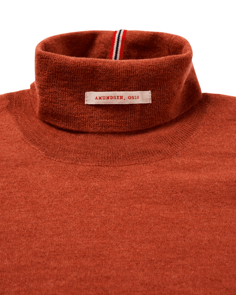 Boiled Turtle Neck Womens Terra Red, view: 2