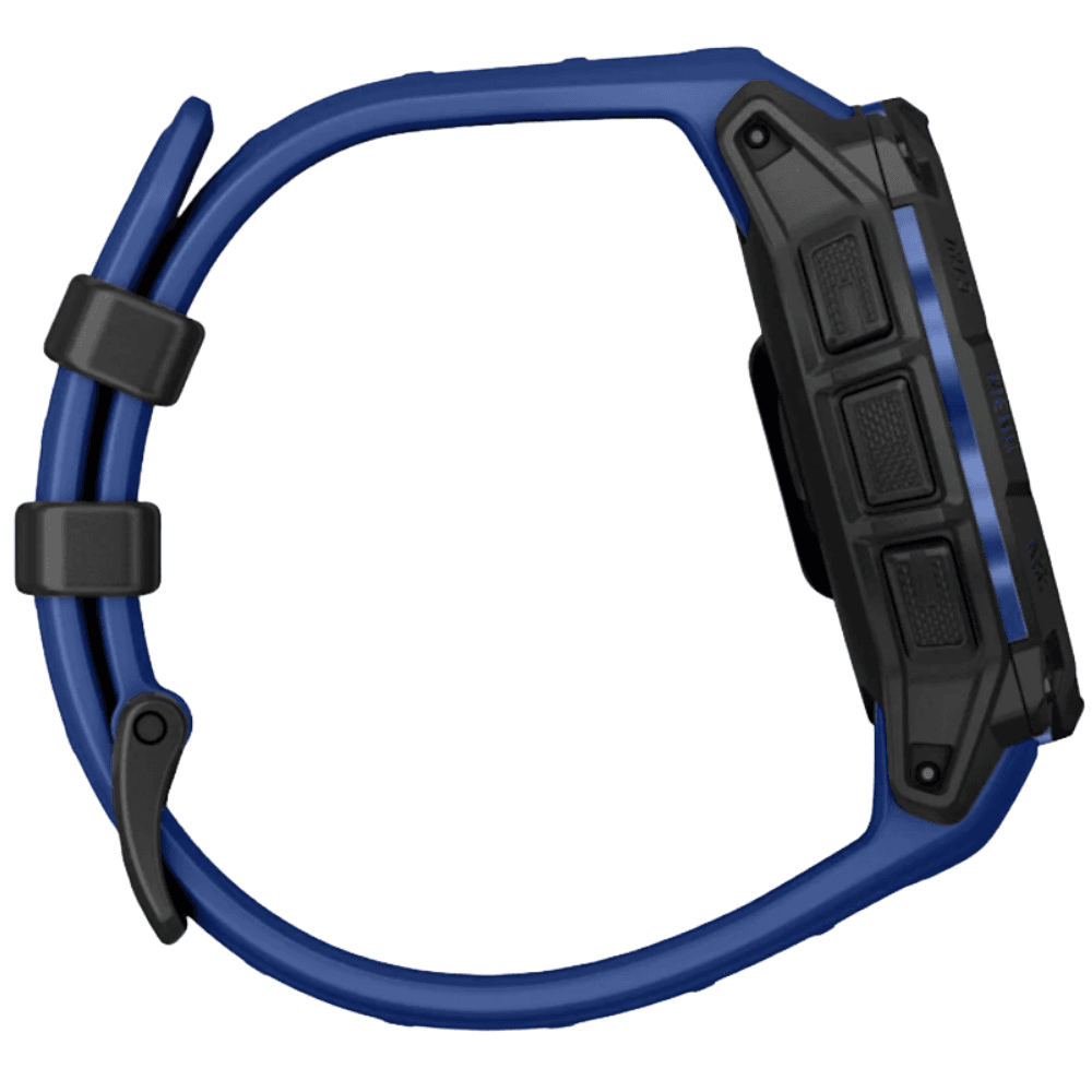 Instinct 3 - 45 mm, Amoled Black With Bolt Blue/Black Silicone Band, view: 2