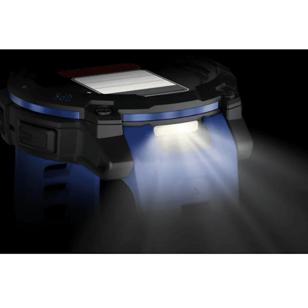 Instinct 3 - 45 mm, Amoled Black With Bolt Blue/Black Silicone Band, view: 6