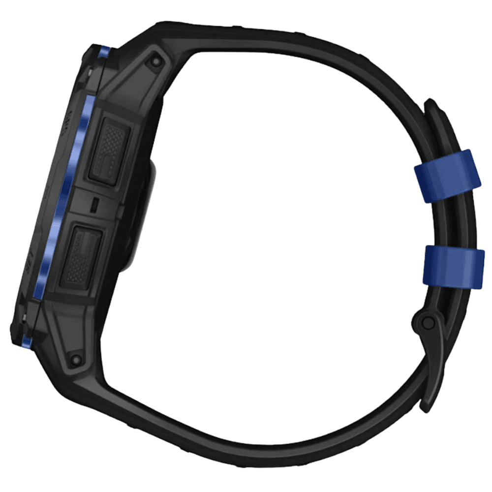 Instinct 3 - 50 mm, Amoled Black With Black/Bolt Blue Silicone Band, view: 4