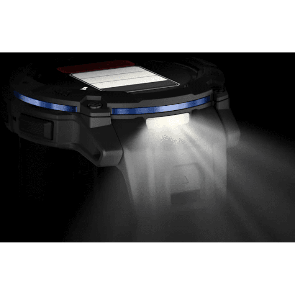 Instinct 3 - 50 mm, Amoled Black With Black/Bolt Blue Silicone Band, view: 5