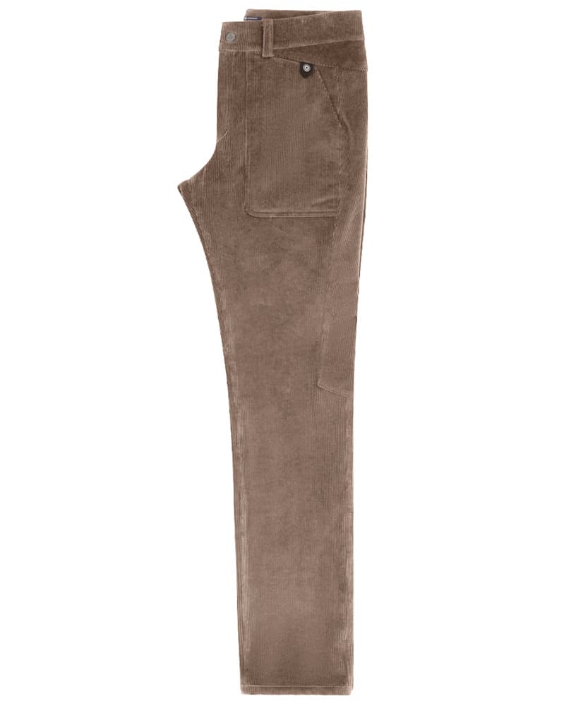 Fjordcord Slacks 8 Wale Mens Dark Desert, view: 3