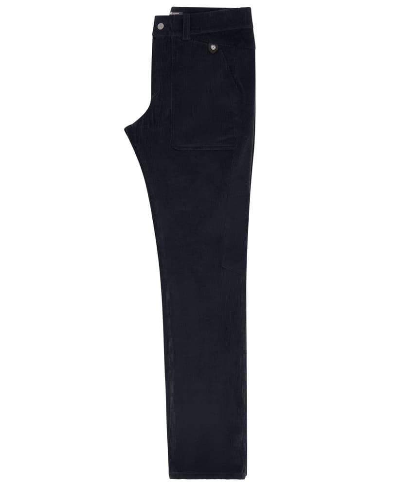 Fjordcord Slacks 8 Wale Mens Faded Navy, view: 3