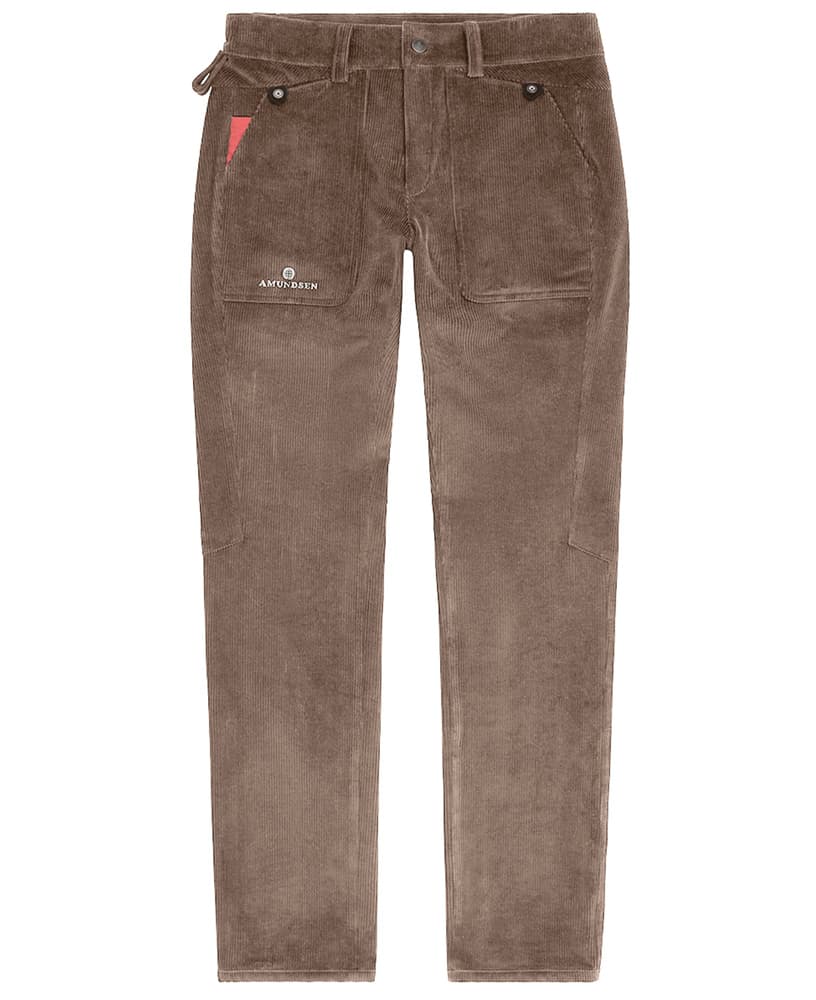Fjordcord Slacks 8 Wale Mens Dark Desert, view: 0