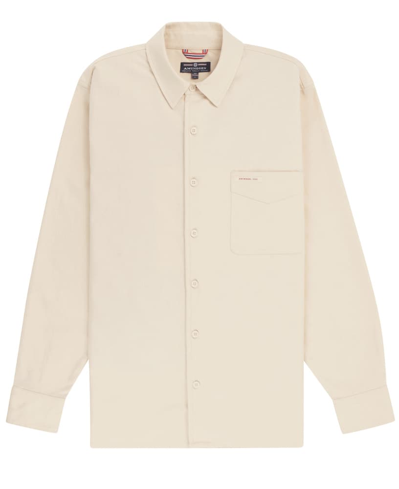 Framheim Flannel Shirt Mens Oatmeal, view: 0