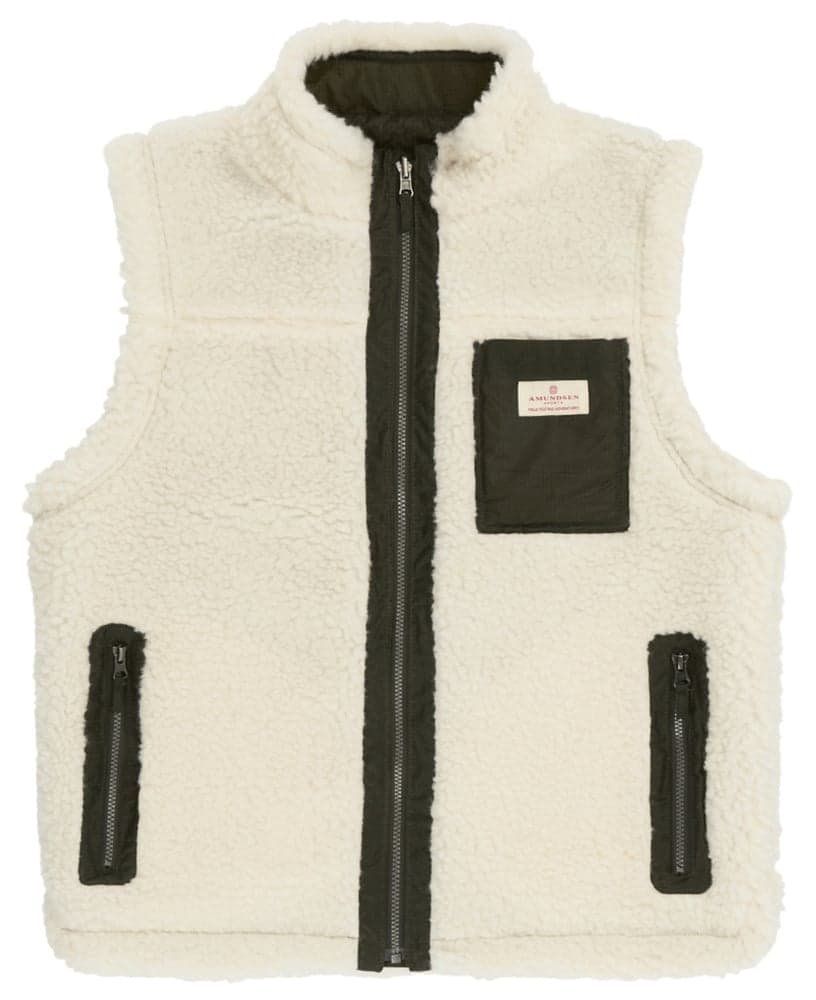 Harvester Reverso Waxed Vest Unisex Olive, view: 0