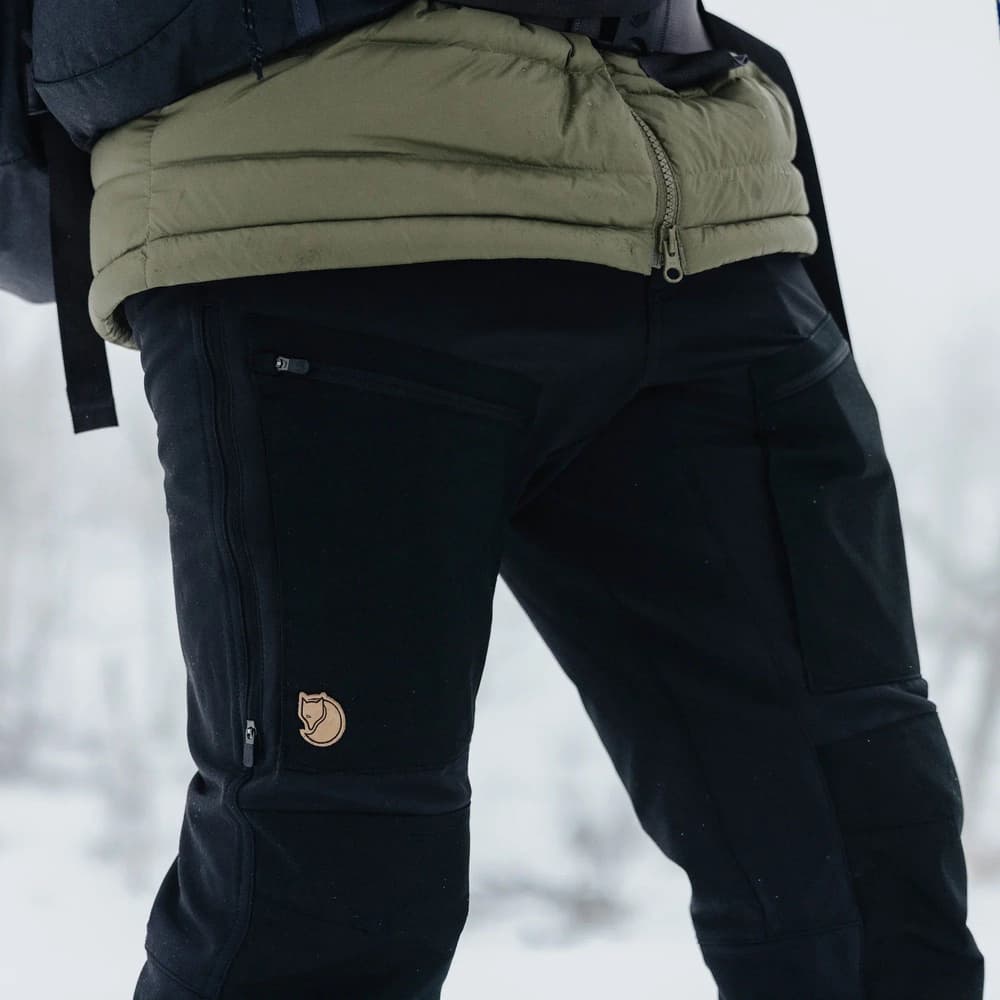 Keb Agile Winter Trousers M Black-Black, view: 3