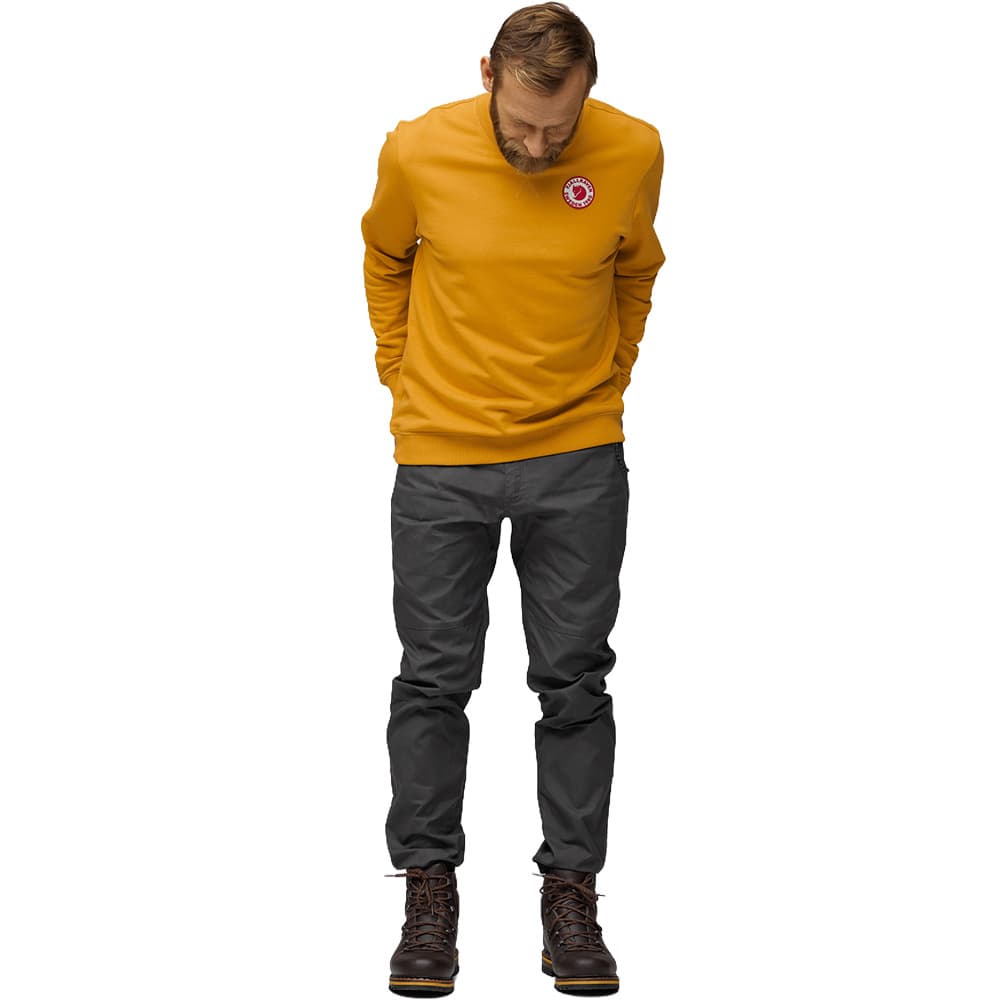 1960 Logo Badge Sweater M Grey-Melange, view: 2