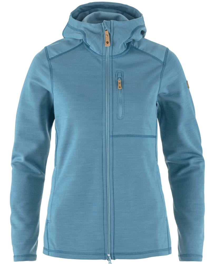 Keb Fleece Hoodie W Dawn Blue, view: 0