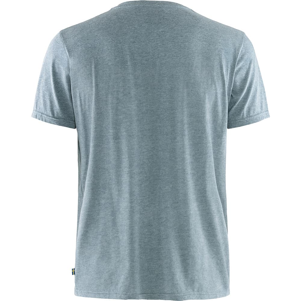 Fjällräven Logo T-Shirt M Uncle Blue-Melange, view: 1